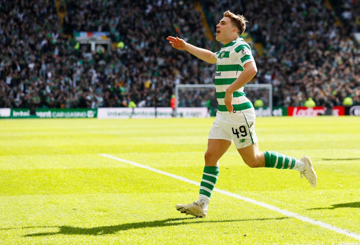 Celtic fans rave over James Forrest following title triumph